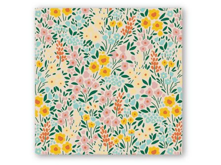 Servett vår 33x33cm FSC - Lyreco - Kök och servering - Servetter och dukar - Servett - 3-lagers