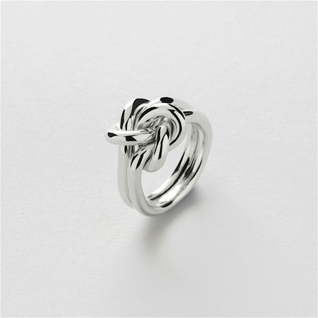 Double Knot Ring (S) - STERLINGSILBER