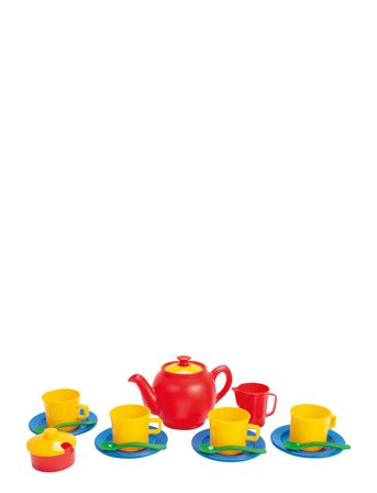 Dantoy | Tea Set In Net L:19 Cm 17 Pcs | ONE SIZE