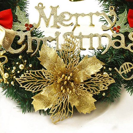 Julekransring, plastik, 30 cm