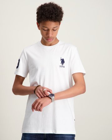 U.S. Polo Assn. Player 3 Tshirt Valkoinen T-paidat Pojat - Kids Brand Store