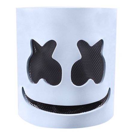 Musikfestival DJ Mask Marshmello Hjälm Cosplay Pro