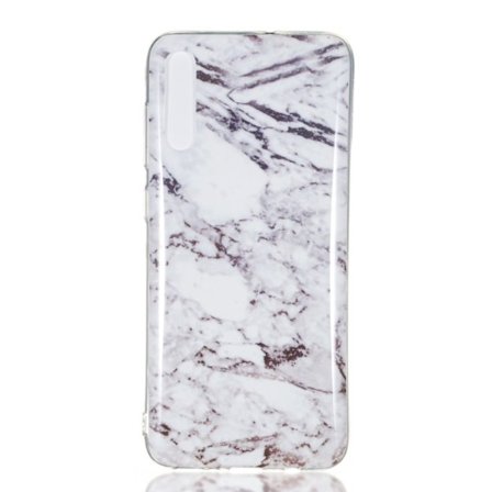 Marble Pattern IMD TPU Soft Back Case for Samsung Galaxy A70 - Style H