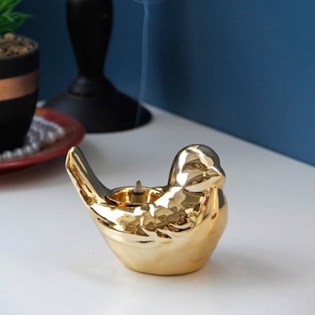 Mellanöstern Arabisk Aromaterapi Spis Fågel Rökelse brännare Guld