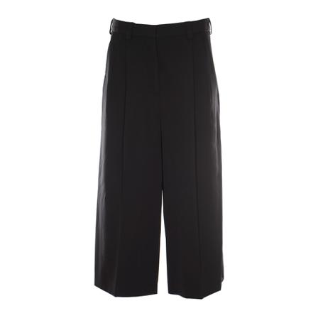 Marni, Wide Trousers Zwart, Dames, Maat:S