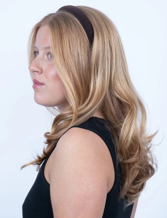 SUI AVA Velvet Headband - Brown - ONE SIZE