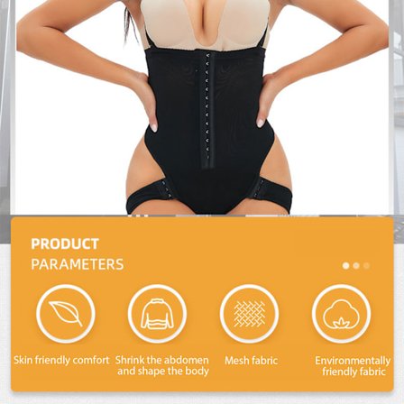 Damskorsett Shapewear agekontroll Body Shaper Plus Size Waist trainer Butt Lifter