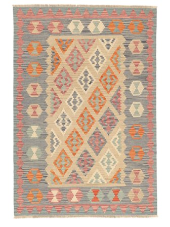 Tapis Kilim Ghashghaï 170X247 Marron/Jaune Foncé ( Perse/Iran)