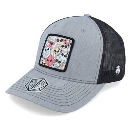 Critiql Hit - "Party Board Presence Heather Grey/Black Trucker " Trucker Grey Cap - @ Hatstore