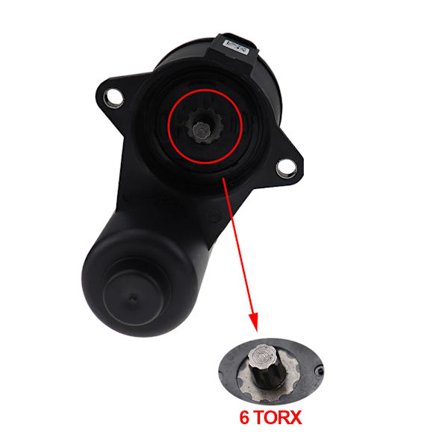 Käsijarrusatulan pyörän servomoottori 12 6 Torx 3C0998281A 3C0998281B 998281 VW Passat CC B6 B7 Sharan Audi Q3 Alhambraan~03504