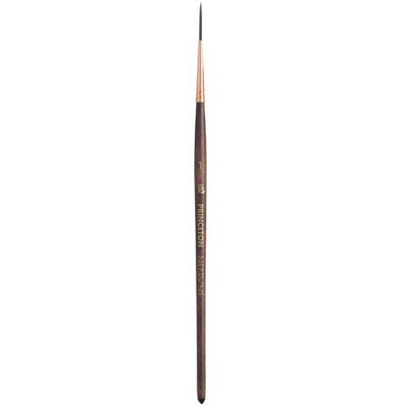 Princeton Neptune Syntetpensel kort skaft Script Liner St 1