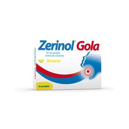 Zerinol Gola Limone 18 Pastiglie 20mg