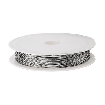 3x 1 Rull Rustfritt Ståltråd - Halssmykke- og Armbåndslaging - Perler - Tilbehør til DIY
