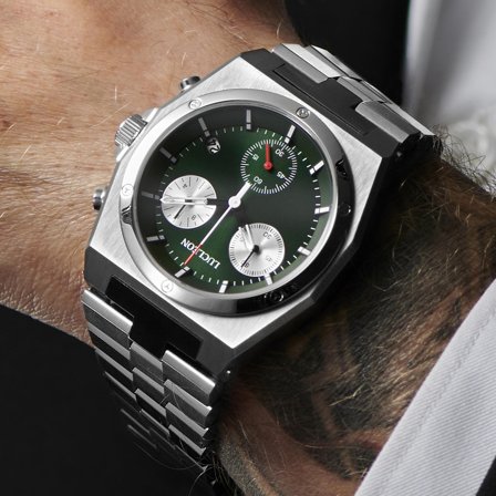 Leal Ray Stainless Steel Chronograph Watch for Men - Wrist watches