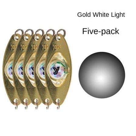 LED Lure Light Blixtlampa VIT LJUS VIT LJUS