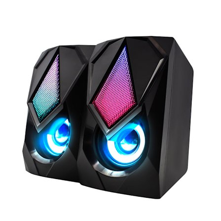 United datorhögtalare med LED