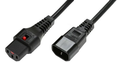 MicroConnect strømkabel - IEC 60320 C13 til IEC 60320 C14 - 1.5 m