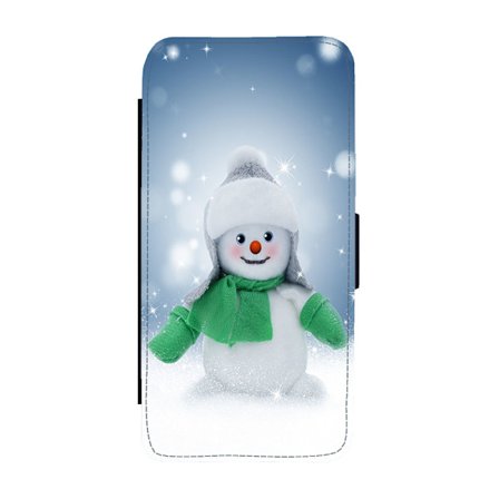 Snögubbe iPhone 7 Plus/iPhone 8 Plus Flip Mobilfodral