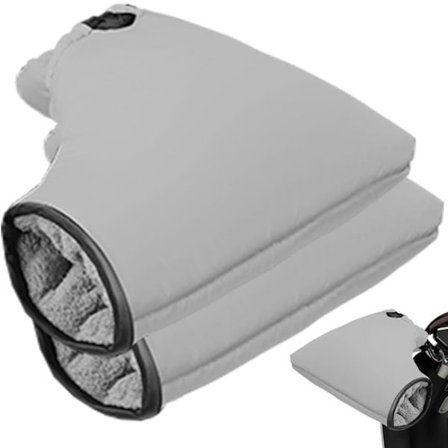 ING Vinterhansker - Ekstra tykke sykkelhansker - 30x35cm - Grå