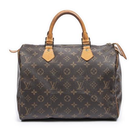 Louis Vuitton Vintage, Pre-owned Bag Bruin, Dames, Maat:ONE Size,Canvas
