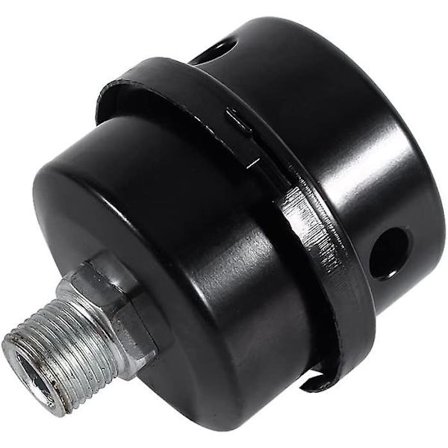 Luftkompressor Lyddæmper Filter, Metal Luftkompressor Indløbsfilter Lydreducerende Lyddæmper (3/8" Pt 16mm)