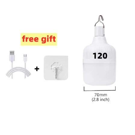 USB Uppladdningsbar LED Multifunktionell Nödbelysning Hus Utomhus Portabla Lyktor Nödlampa Lykta BBQ Campinglampa