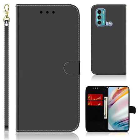 Mirror Motorola Moto G40 Fusion / Moto G60 Läppäkotelo - Musta