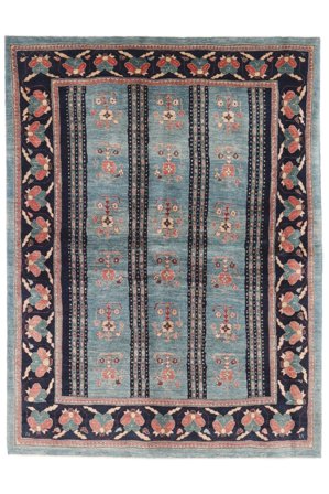 167X226 Alfombra Gabbeh Kashkooli Moderna Gris Oscuro/Negro (Lana, Persia/Irán) Carpetvista