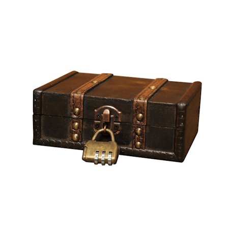 Smykkeskrin Skattekiste Smykkeopbevaring til Øreringe Hårnåle Stil A Style C 15.5cmx12cmx6cm