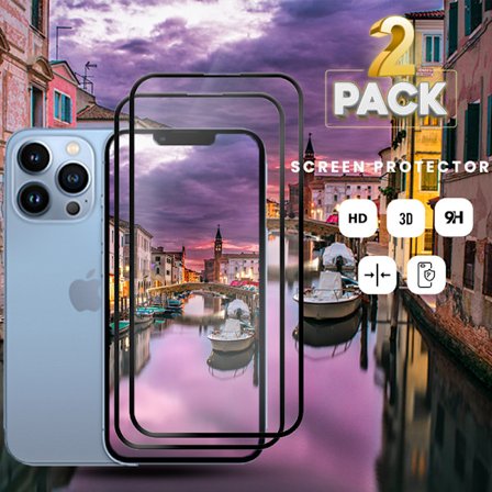 2-pack - Iphone 13 Pro MAX - 9H Härdat Glass - Top Kvalitet