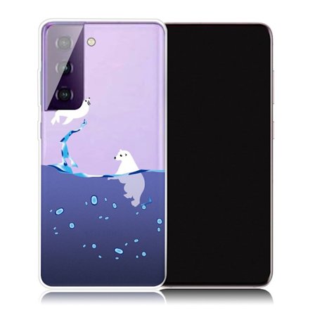 Deco Samsung Galaxy S21 Plus 5G kotelot - Jääkarhu