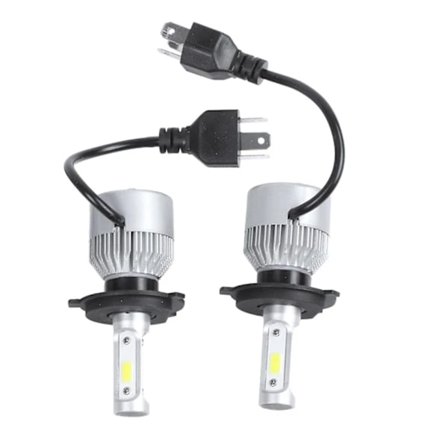 2 X S2 H4 72w 8000lm Led-ajovalot Auton Kauko-/lähivalot