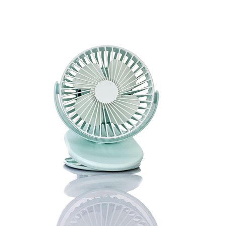 Oppladbar Klipsvifte for Bur, Mintgrønn