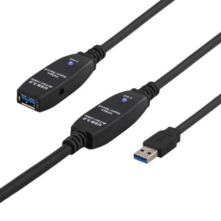 Deltaco USB3-1008 - USB-forlengelseskabel - USB-type A til USB-type A - 15 m