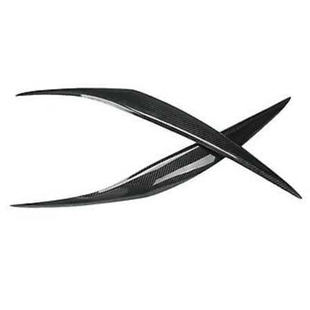 Kolfiber Huvudljusbryn Trim för Fiesta Facelift MK7.5 12-17 MK8 13-16