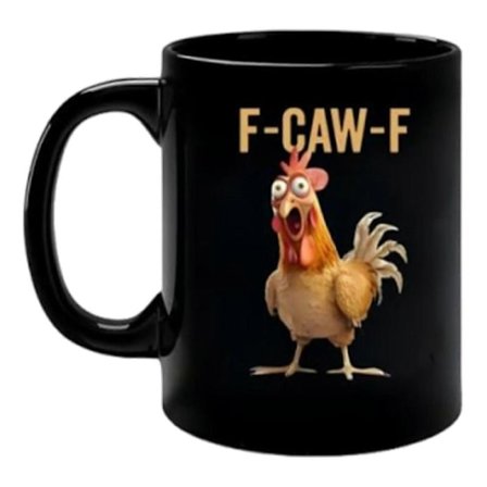 F-Caw-F Rolig Kyckling Kaffekrus, F-Caw-F Hane Kaffekop, Nyhed Keramisk Krus Sjov Gave Til Mænd Kvinder