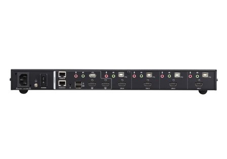 ATEN Multi-View KVMP CM1284 - KVM / lyd / USB-svitsj - 4 porter