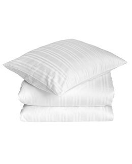 Satinpåslakan enfärgat Teddy 2-delar Vit - Classic Textiles