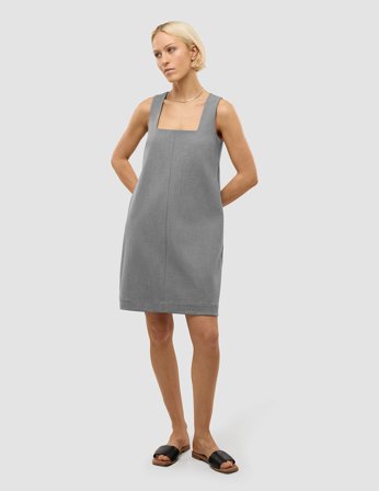 Shaping New Tomorrow - Dame - Essential Spencer Dress - Cloud Grey - Størrelse L