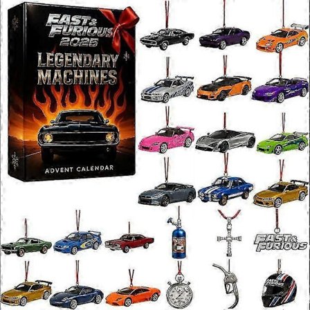 2025 Juladventskalendrar Dekoration Akryl Full stil