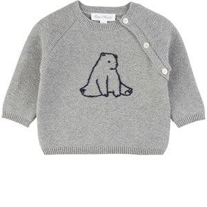 Tartine et Chocolat Embroidered Jumper Grey 3 Months - Jumpers and knitwear - 3 months - Grey