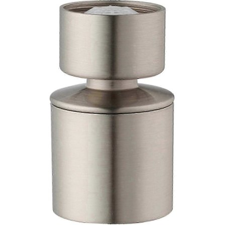 Ruostumattomasta teräksestä valmistettu harjattu nikkelinen keittiöhana, jossa on kaksi suihkutilaa ja 360 astetta kääntyvä pää, vettä säästävä