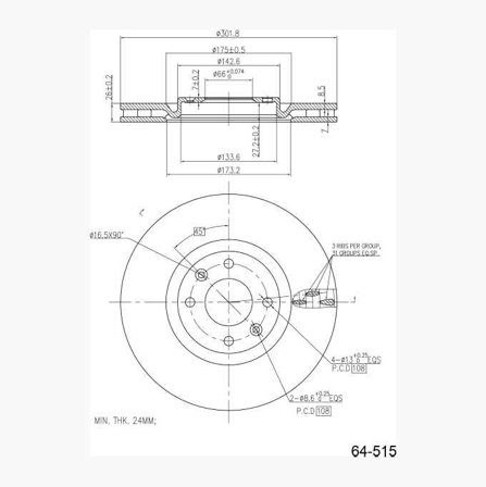 Biltema - Bremseskive
