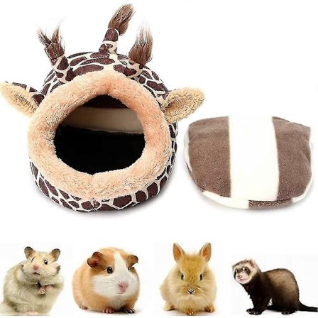 70% Rabatt -70% Rabatt - Varmt Hamsterbo Lätt Marsvinssäng Smådjur Vinterbo Djursäng (giraff, S) 1 st