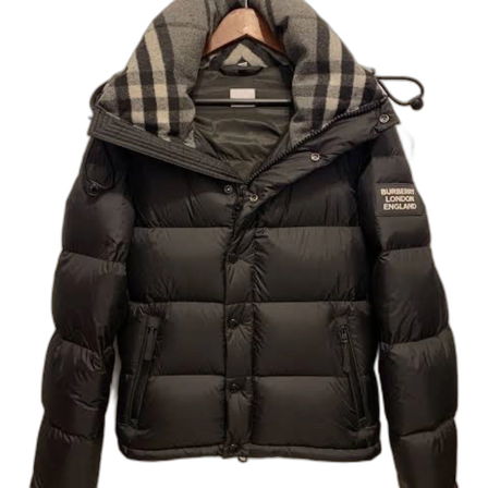 Svart pufferjacka från Burberry