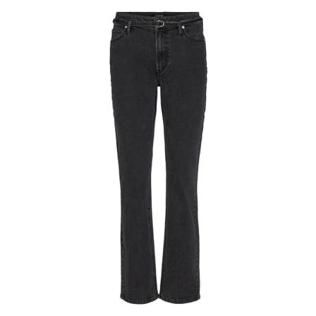 IVY Copenhagen Freja Bælte Jeans Rigid Black Sort, Dame, Størrelse: W29