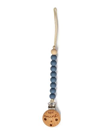 Pacifier Strap Blue Baby & Maternity Pacifiers & Accessories Pacifier Clips Sininen That's Mine