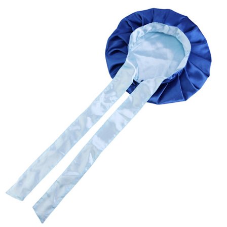 Blå skatt - Dusjhette for kvinner og jenter, gjenbrukbar, overdimensjonert