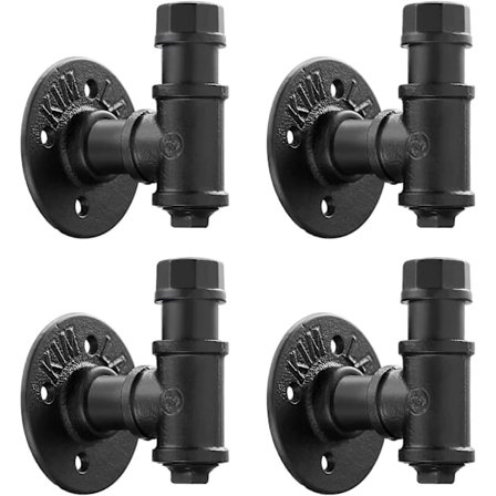 Kylpytakki Koukku Asennustarvikkeet Mukana Sarja 4 Teollinen Rauta Rustiikkinen Tyyli Seinään Asennettavat Pyyhekoukut Seinäkiinnitykseen