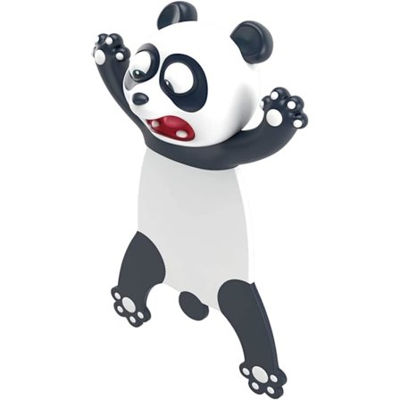 Tegneseriebokmerker, 3D Stereo Sprø Dyrebokmerke, PVC (Panda)